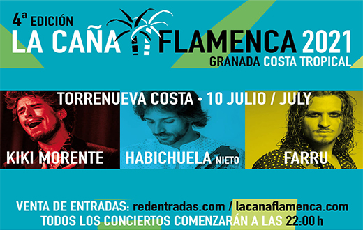 Imagen descriptiva del evento La Caña Flamenca: Kiki Morente, Habichuela y Farru